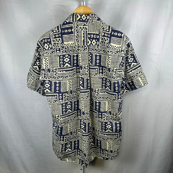 Orvis Short Sleeve 100% Cotton Button Up Pattern Shirt Men's Size Medium - Picture 5 of 6